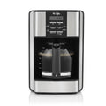 12-Cup Programmable Coffee Maker Black/Stainless Steel L15712