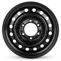 16x7 Inch Black Steel Wheel X438349