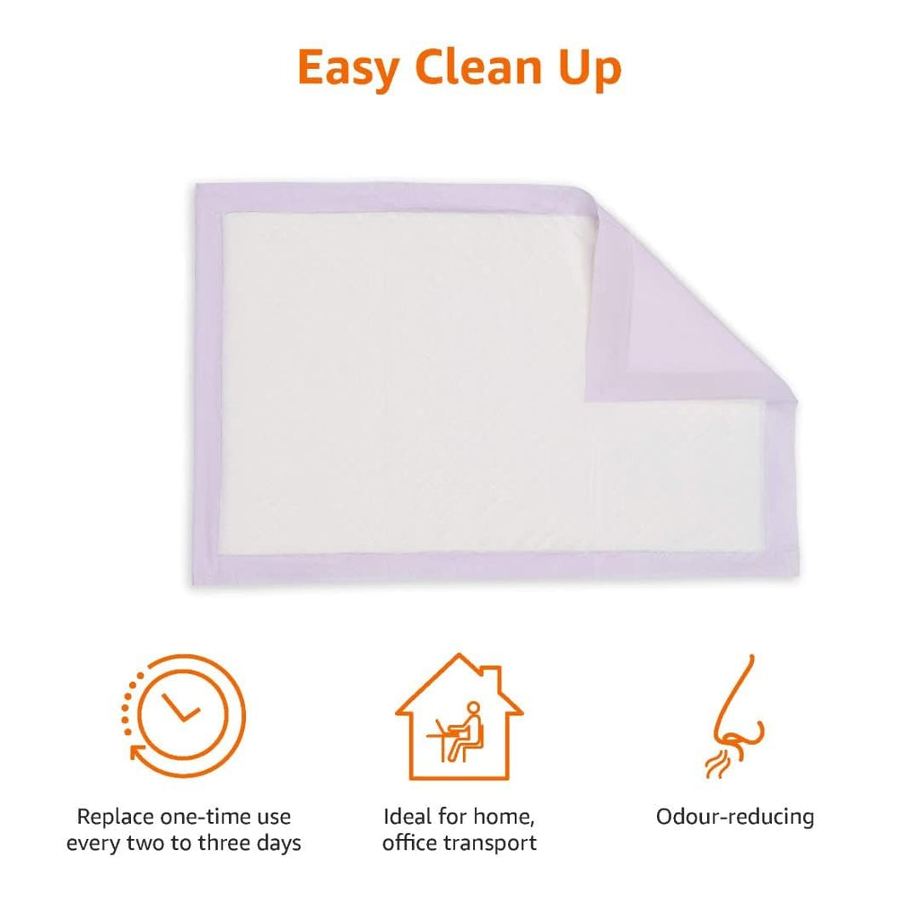 Cat Pee Pads, Super Absorbent, Disposable, Unscented, 60 Count C58477