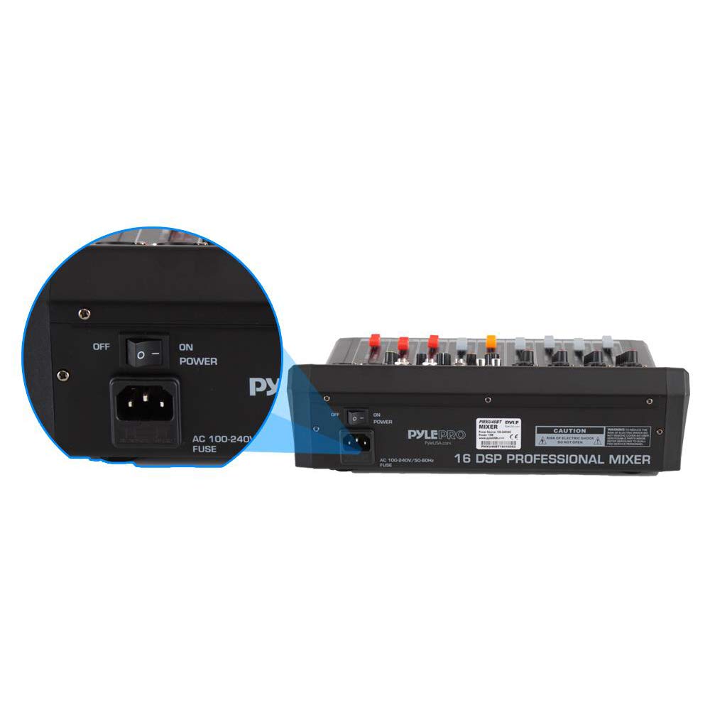 4-Channel Bluetooth Audio Mixer with USB and XLR V868180