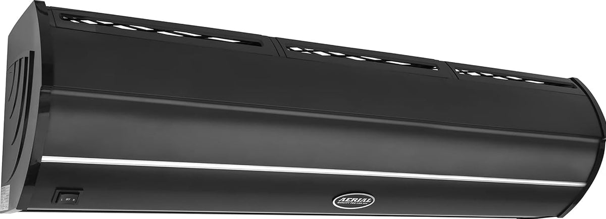 36 Inch Black Wall Mounted Air Curtains N121