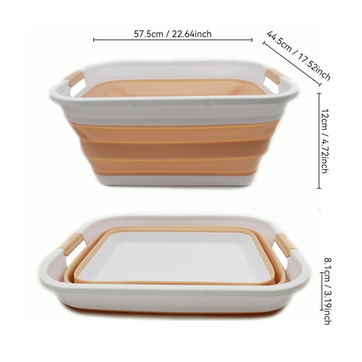 Collapsible Plastic Laundry Basket G261142