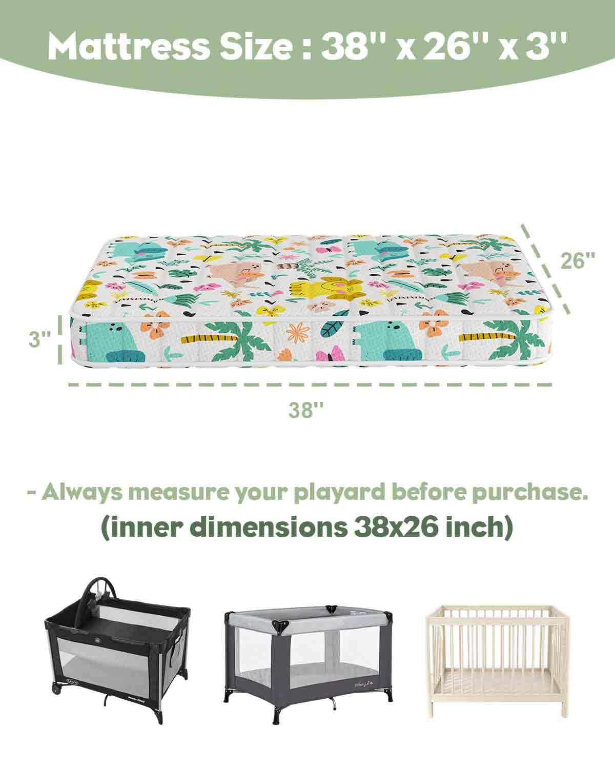 Portable Crib Mattress D93634