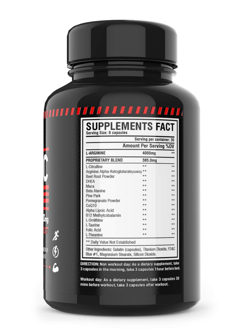 L-Arginine L-Citrulline Beet Root 180 Capsules L168102