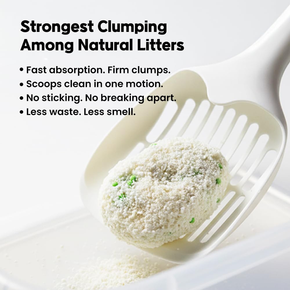 Cassava Cat Litter, Odor Control Dust-Free Clumping Litter R284789