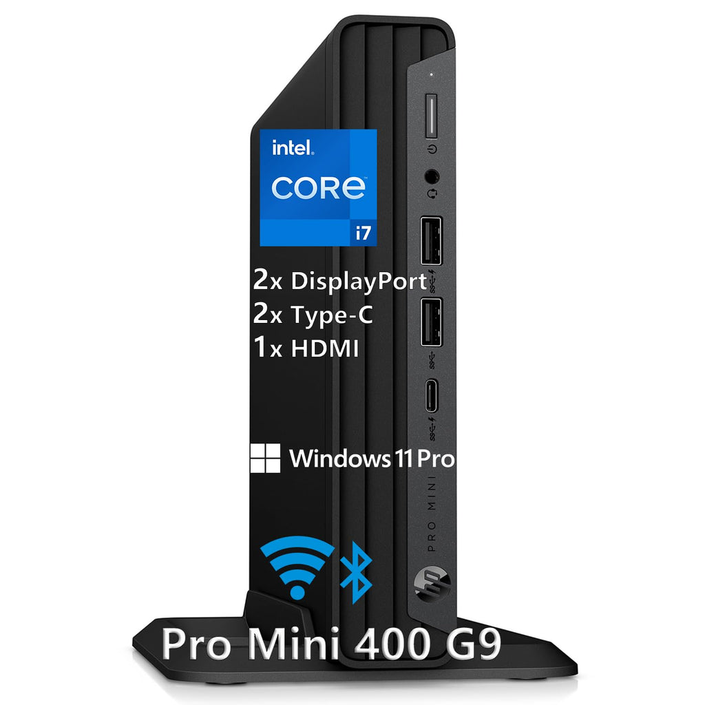 HP Mini Desktop PC Intel i7-12700T 16GB RAM 512GB SSD Windows 11 Pro T58060