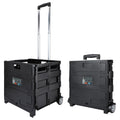 Portable Tools Carrier with Telescopic Handle, 80 Lb. Load Capacity, Black C653
