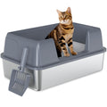 XL Stainless Steel Cat Litter Box F358147