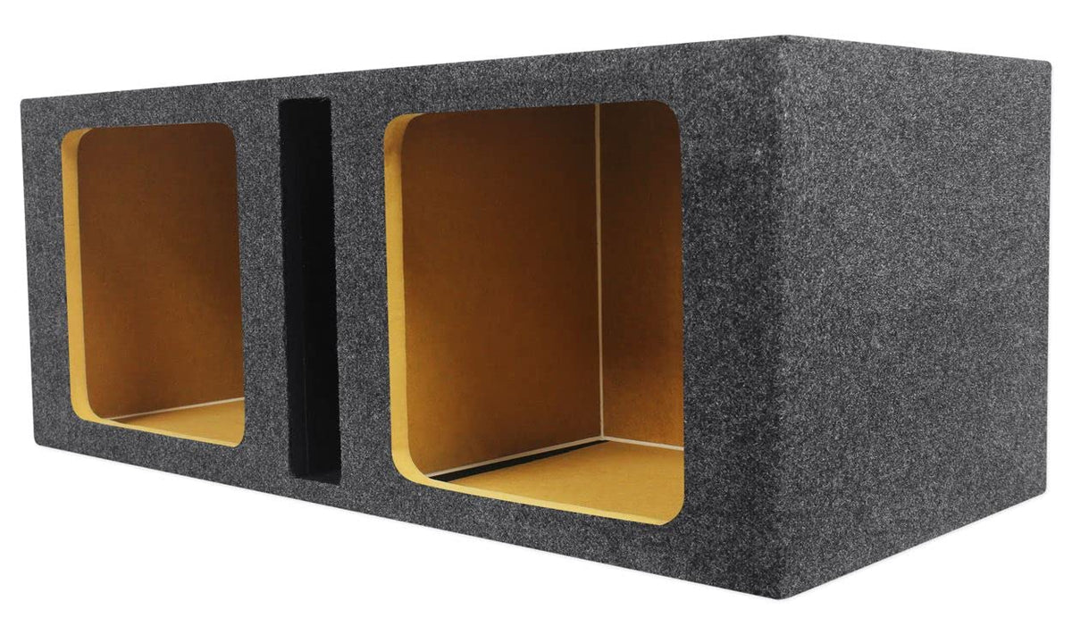 Dual 12" Vented Car Subwoofer Enclosure U54198