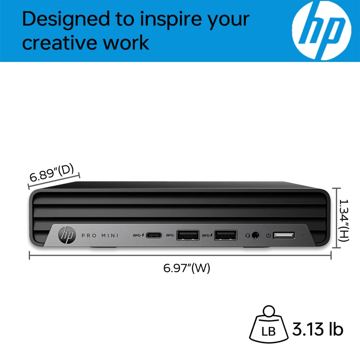 HP Mini Desktop PC Intel i7-12700T 16GB RAM 512GB SSD Windows 11 Pro T58060