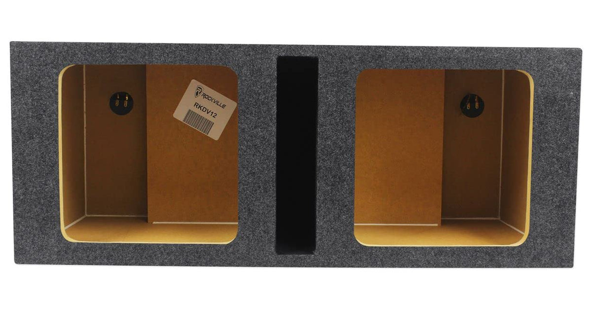 Dual 12" Vented Car Subwoofer Enclosure U54198