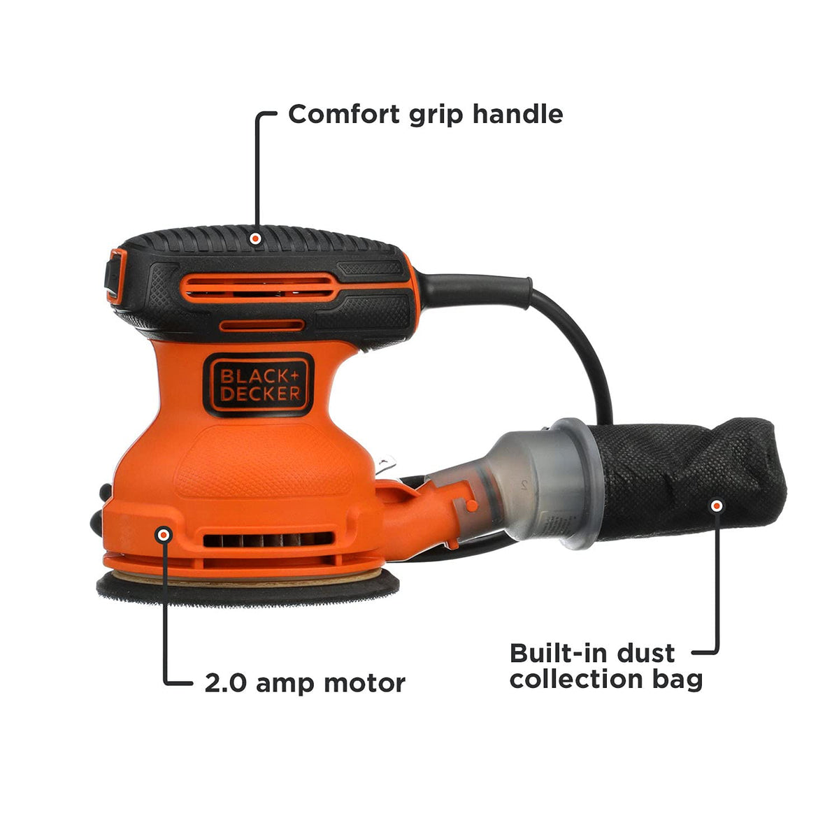 5 Inch Corded Orbital Sander C5383