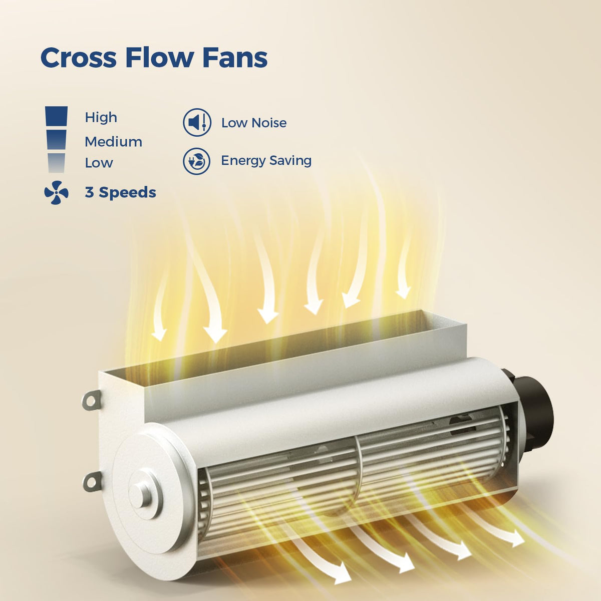 Room to Room Air Transfer Fan 90 CFM X17105
