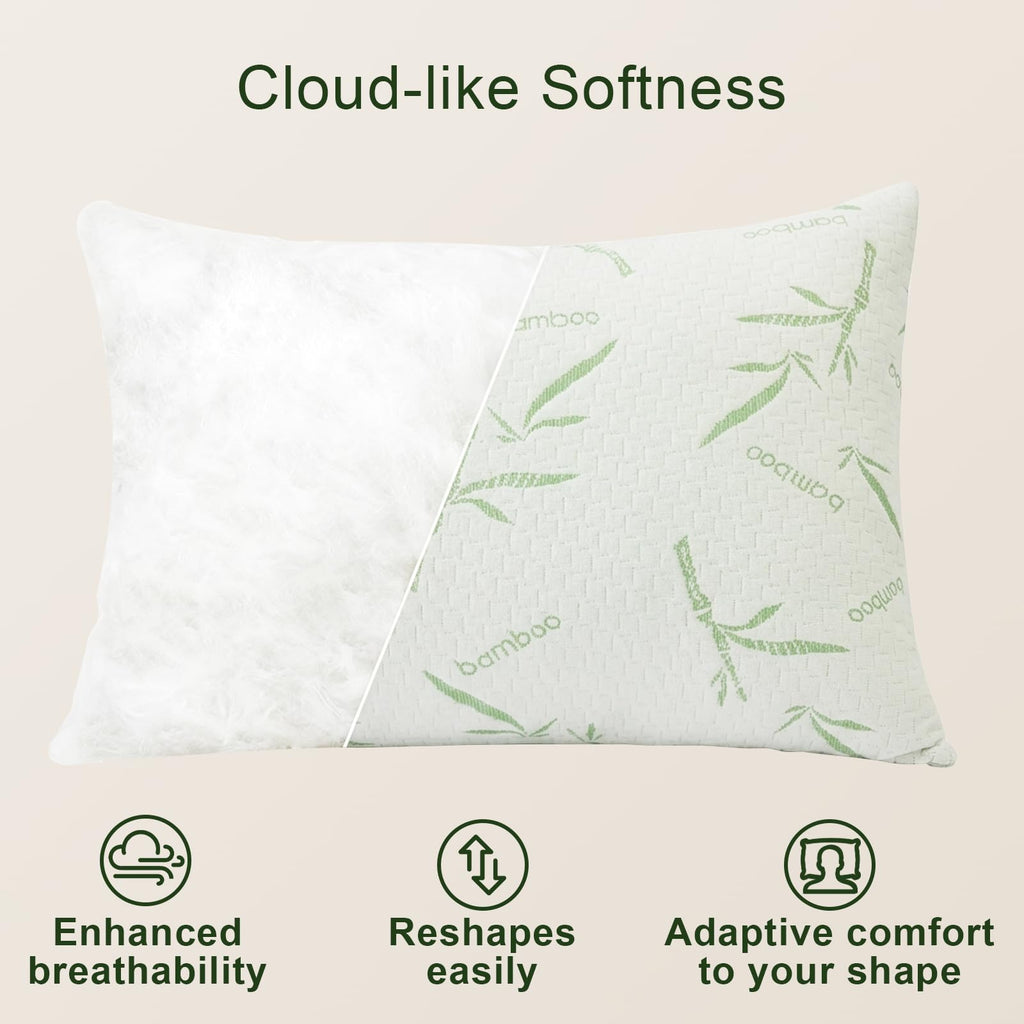 King Size Set of 2 Down Alternative Pillows M88140