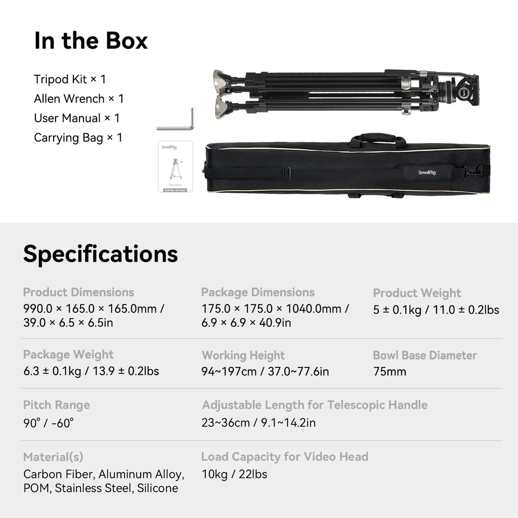Carbon Fiber Tripod System N2544