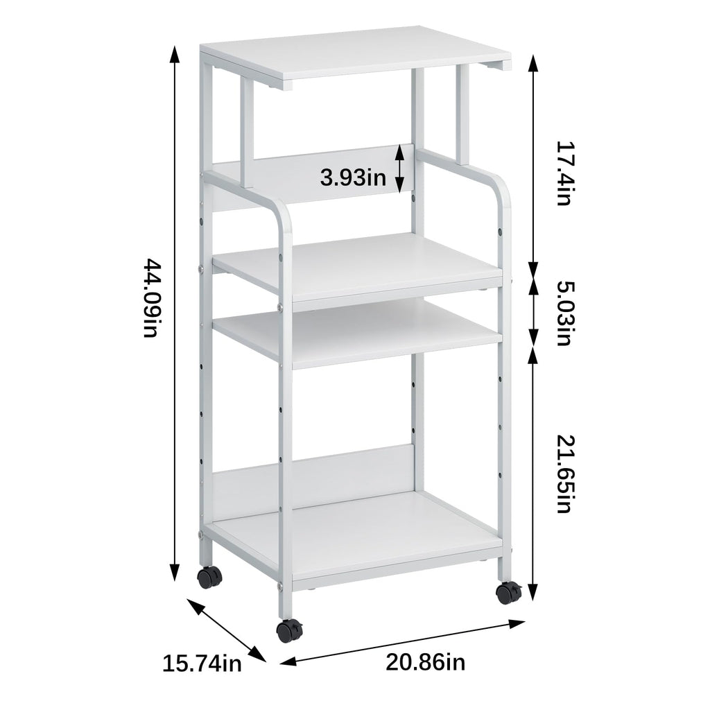 4-Tier Printer Stand with Storage Shelf H435