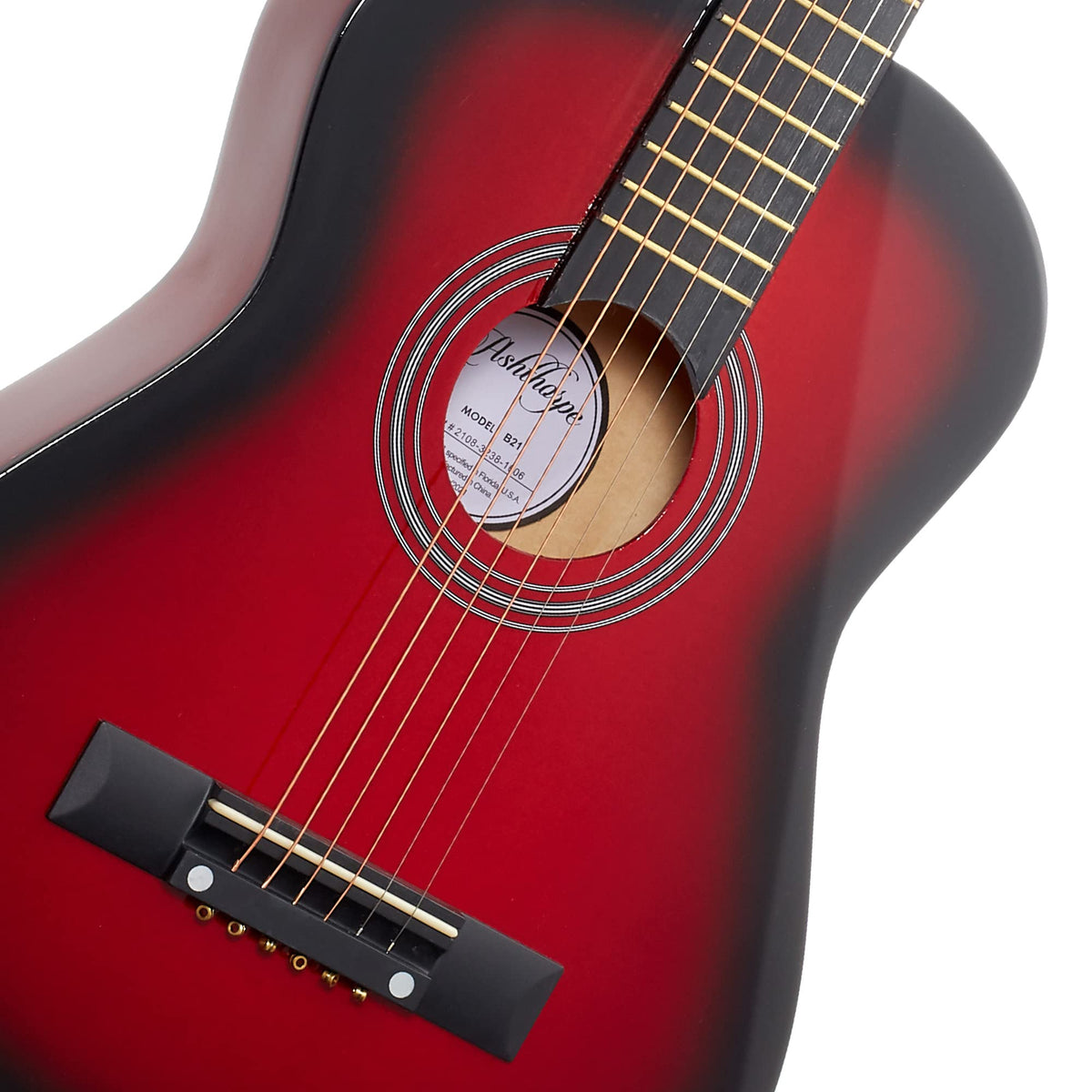 30-inch Kids Acoustic Guitar Beginner Kit with Gig Bag T323