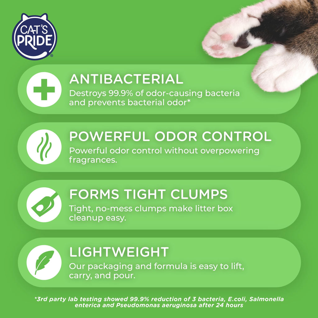 Antibacterial Odor-Eliminating Scented Cat Litter 12lb N964651