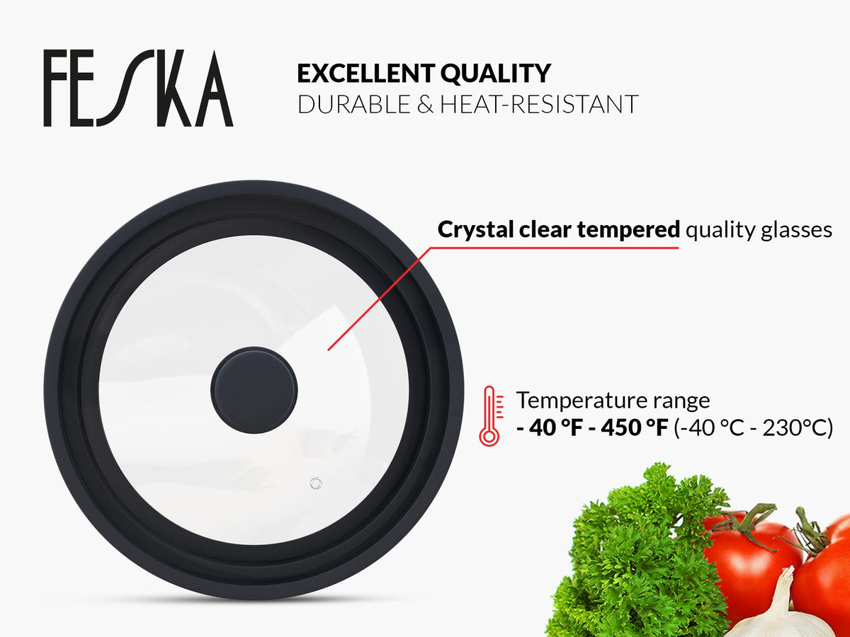 Universal Pot Lid with Lid Holder & Felt Protector W359956