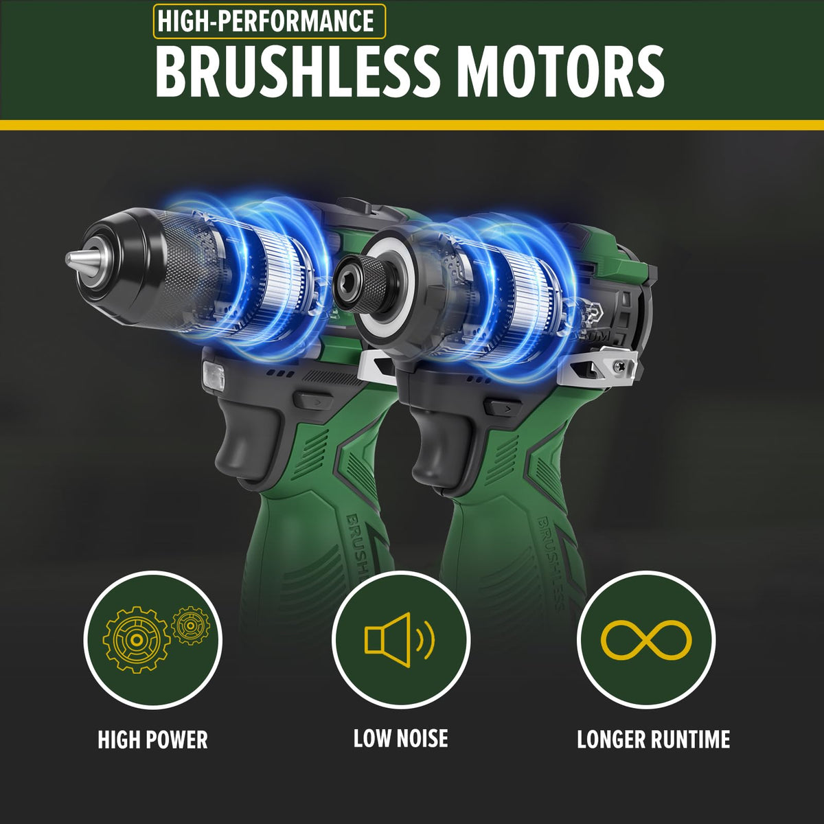 Cordless Drill & Impact Driver Set P306637