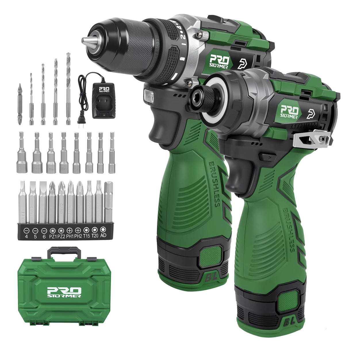 Cordless Drill & Impact Driver Set P306637
