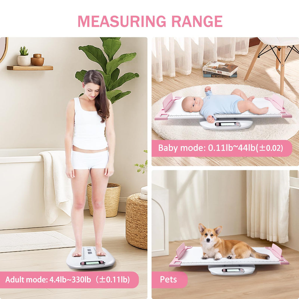 Portable Digital Pet Scale with Height Markings Z687199