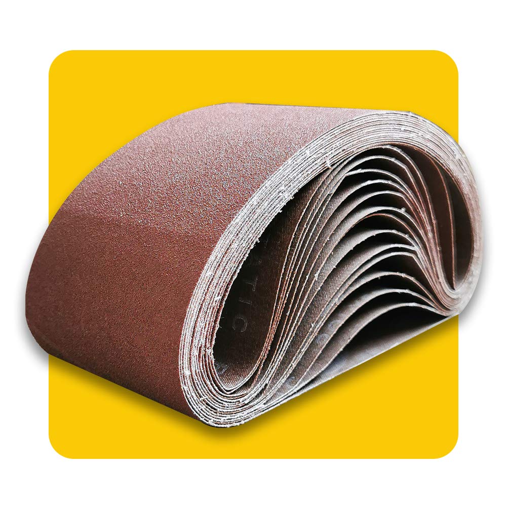4 x 36 Inch 12 Pcs Aluminum Oxide Sanding Belt Q561