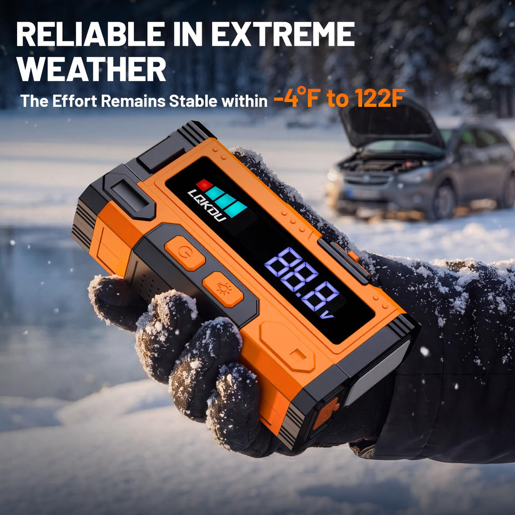 5000A 12V Portable Lithium Jump Starter E3865