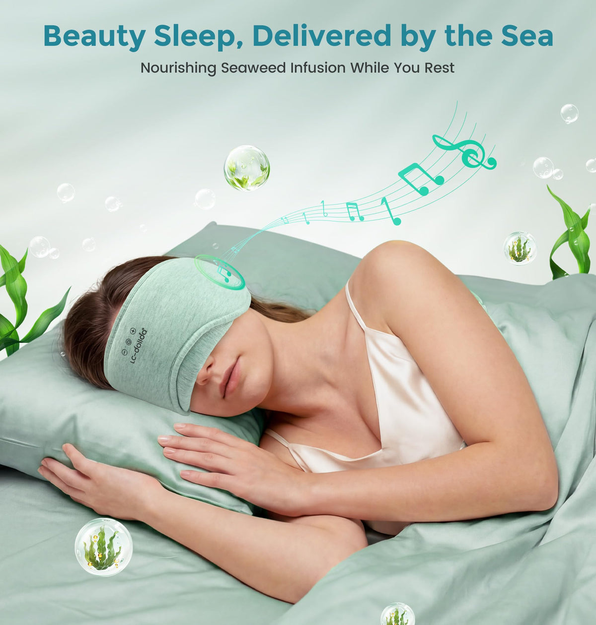 Sleep Mask Bluetooth Wireless Music Eye Mask F30434