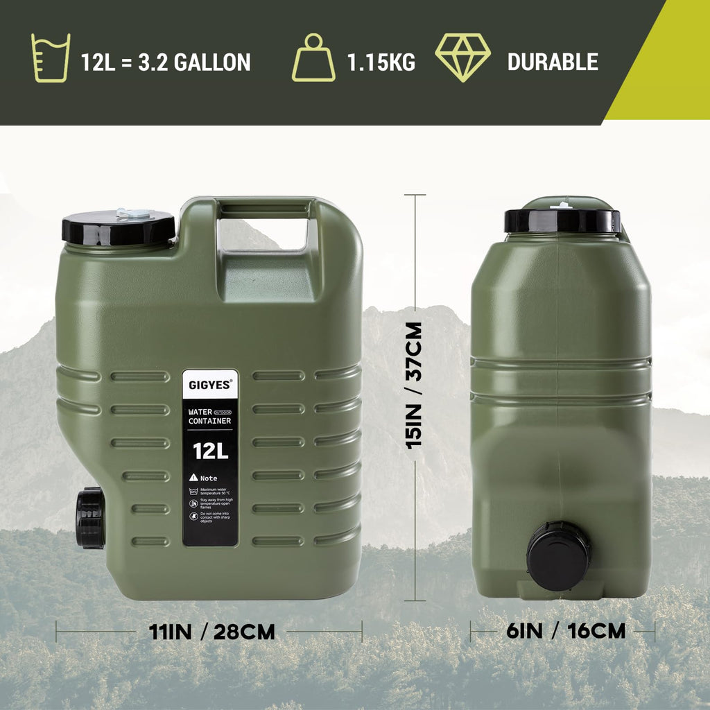 3.2 Gallon Camping Water Jug with Spout N46447