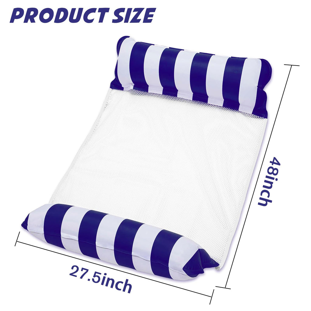 Inflatable Pool Float Hammock with Headrest & Footrest A8219