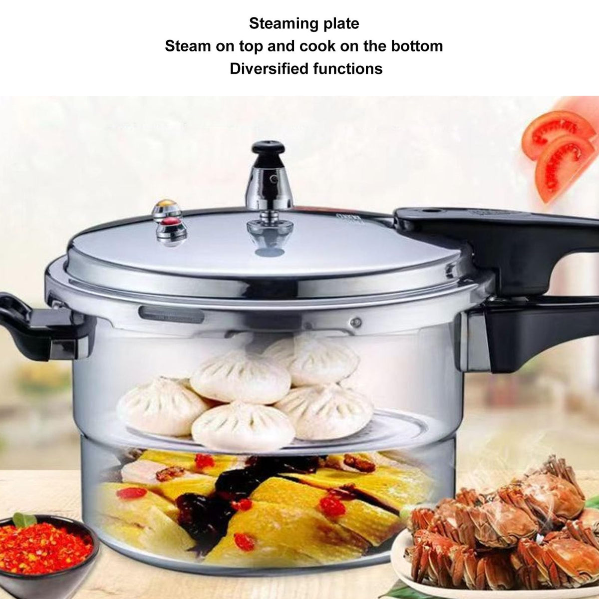 Stainless Steel 3L Pressure Cooker E521