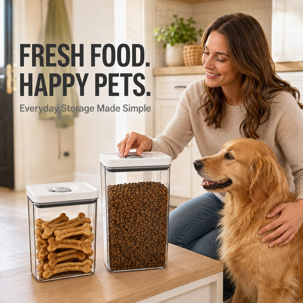 Dog and Cat Food Storage Containers 2-Pack R442