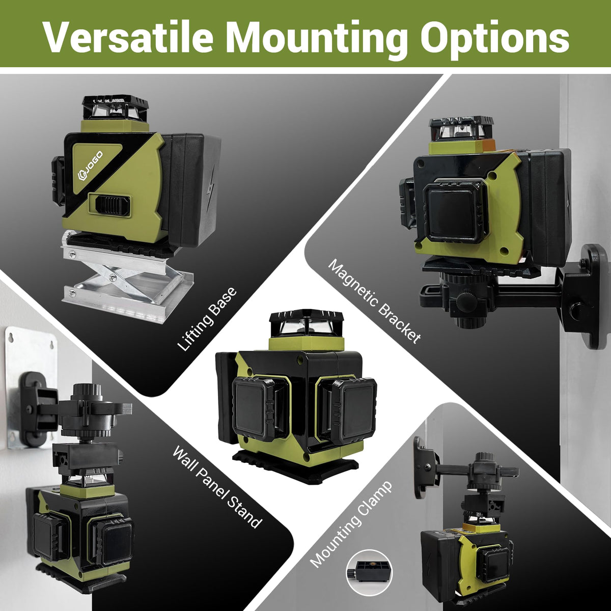 360 Self Leveling Green Laser Level with Magnetic Stand W332735