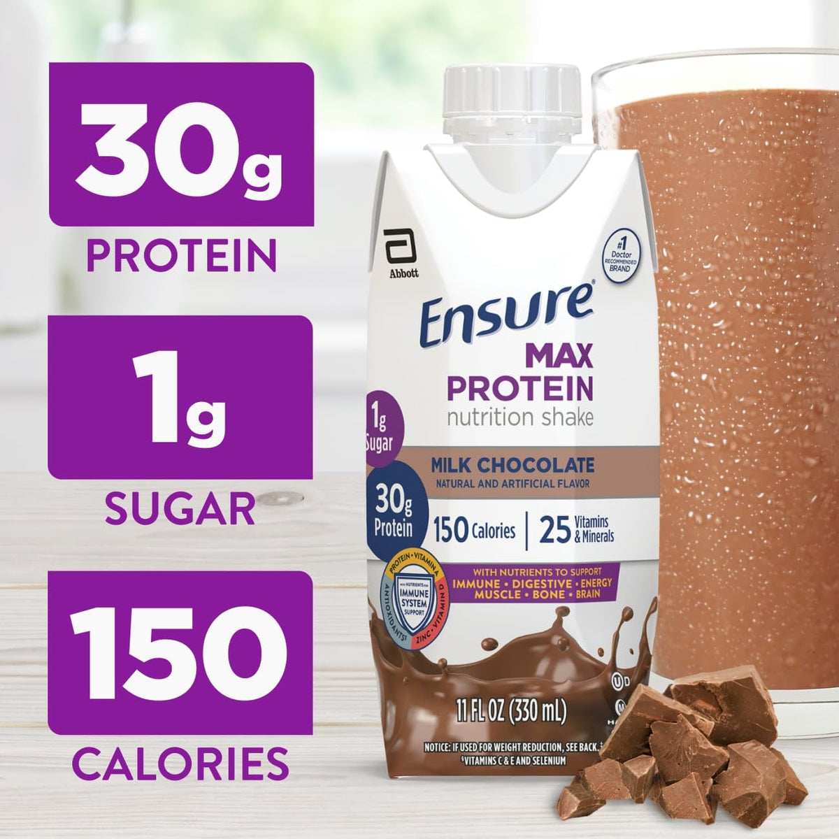 Milk Chocolate Protein Shake 4 Pack X8325