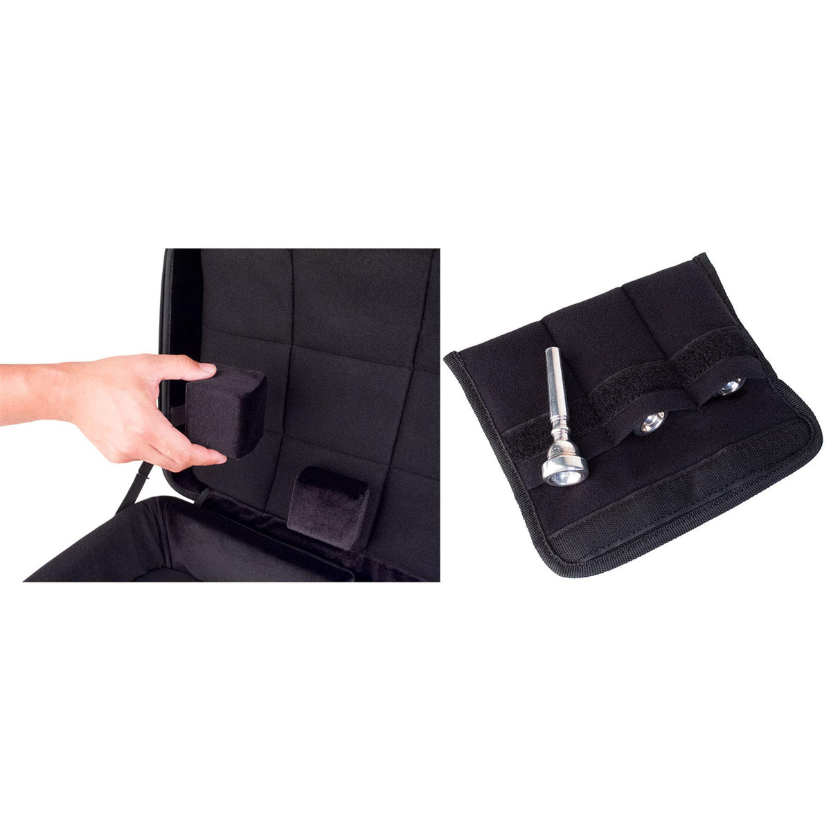 Blue Triple Trumpet Case with Wheels B812946