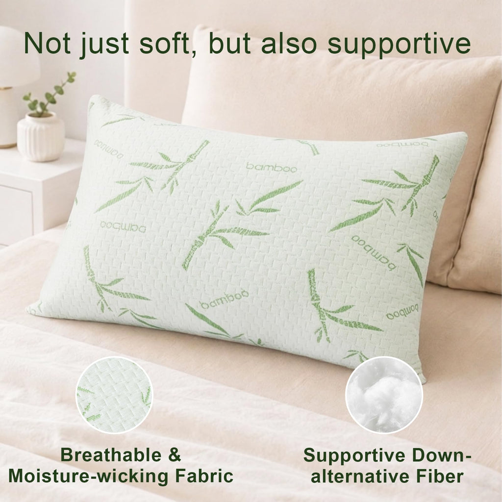 King Size Set of 2 Down Alternative Pillows M88140