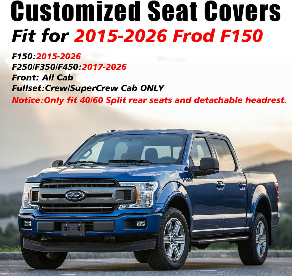 Waterproof Faux Leather Full Coverage Seat Covers G921403