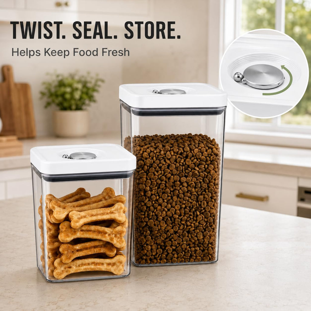 Dog and Cat Food Storage Containers 2-Pack R442