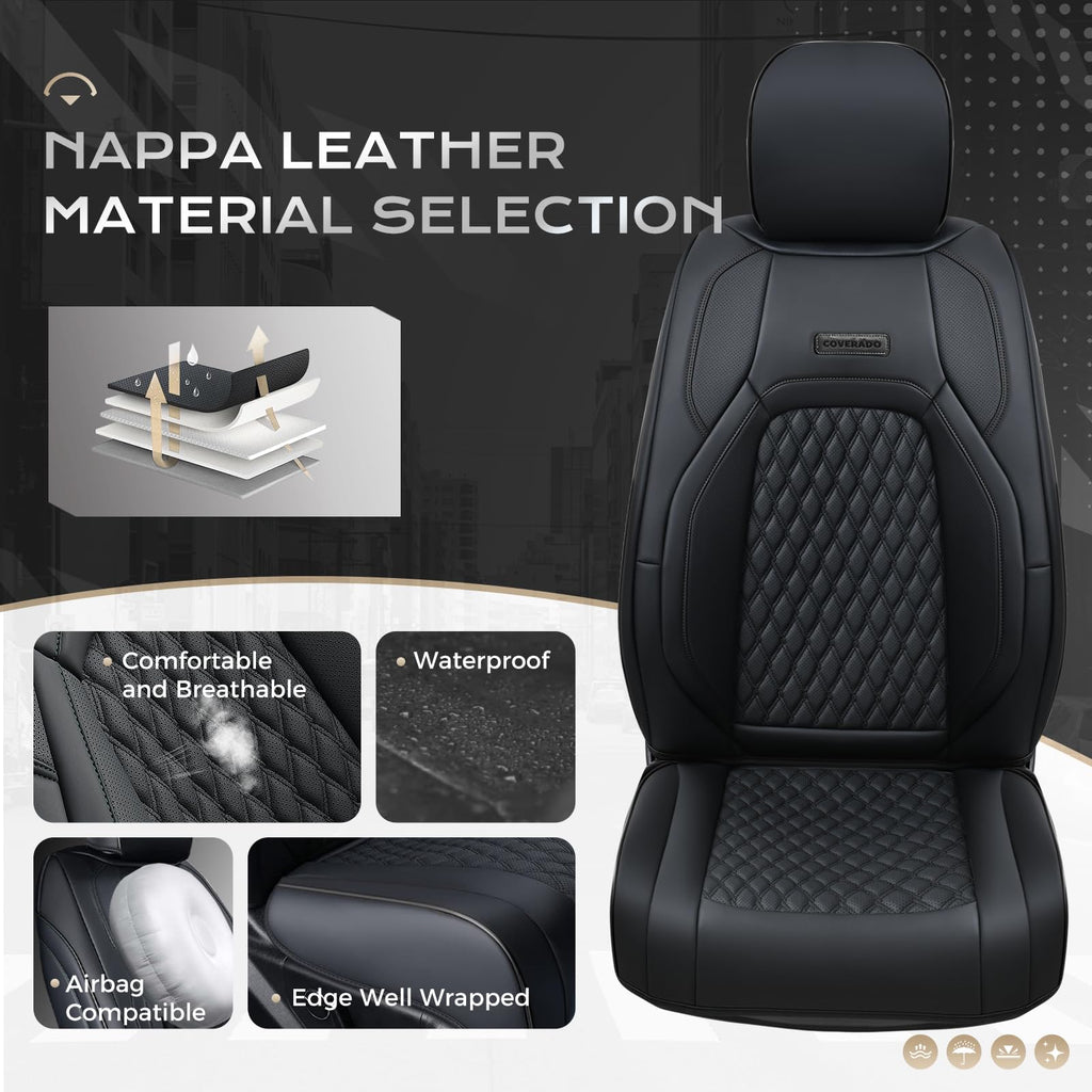 Waterproof Faux Leather Full Coverage Seat Covers G921403