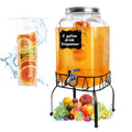 2 Gallon Glass Beverage Dispenser Jar Q76513