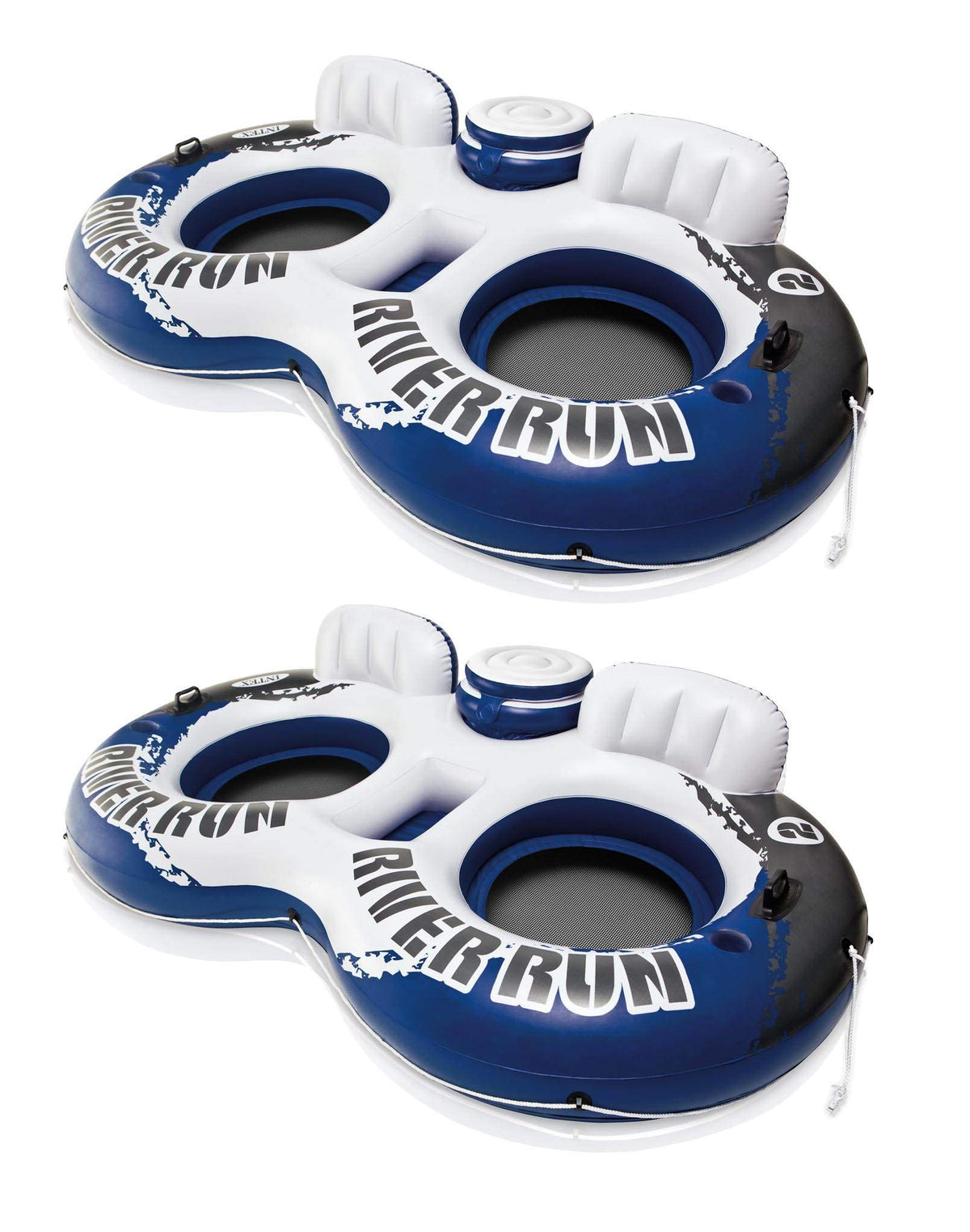 Inflatable 2-Person Floating Lake Lounge, 2-Pack F112198