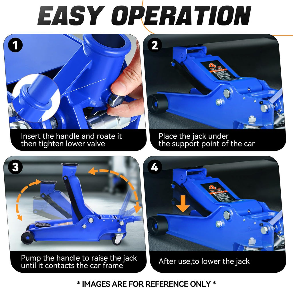 4 Ton Low Profile Floor Jack P3676