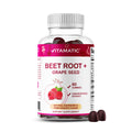 Beet Root Gummies with B6, B12, Grape Seed, Pomegranate & Nicotinamide 60 Count V73928