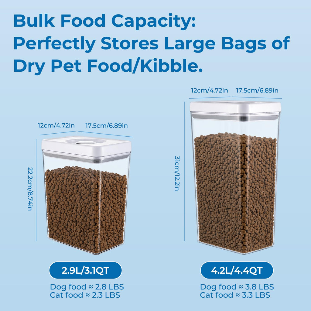 Dog and Cat Food Storage Containers 2-Pack R442