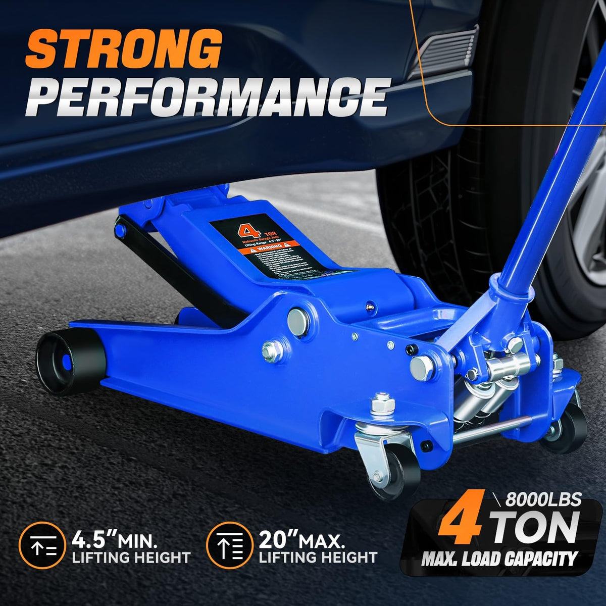 4 Ton Low Profile Floor Jack P3676