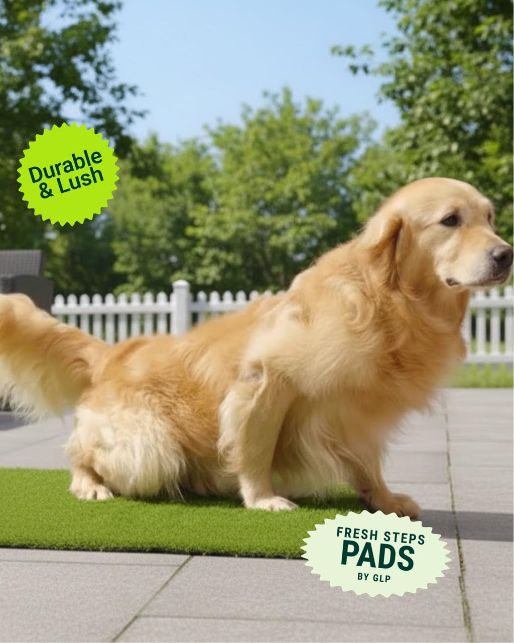 Artificial Grass Dog Potty Grass Pad Replacement 4-Pack 20x25” Reusable O1700