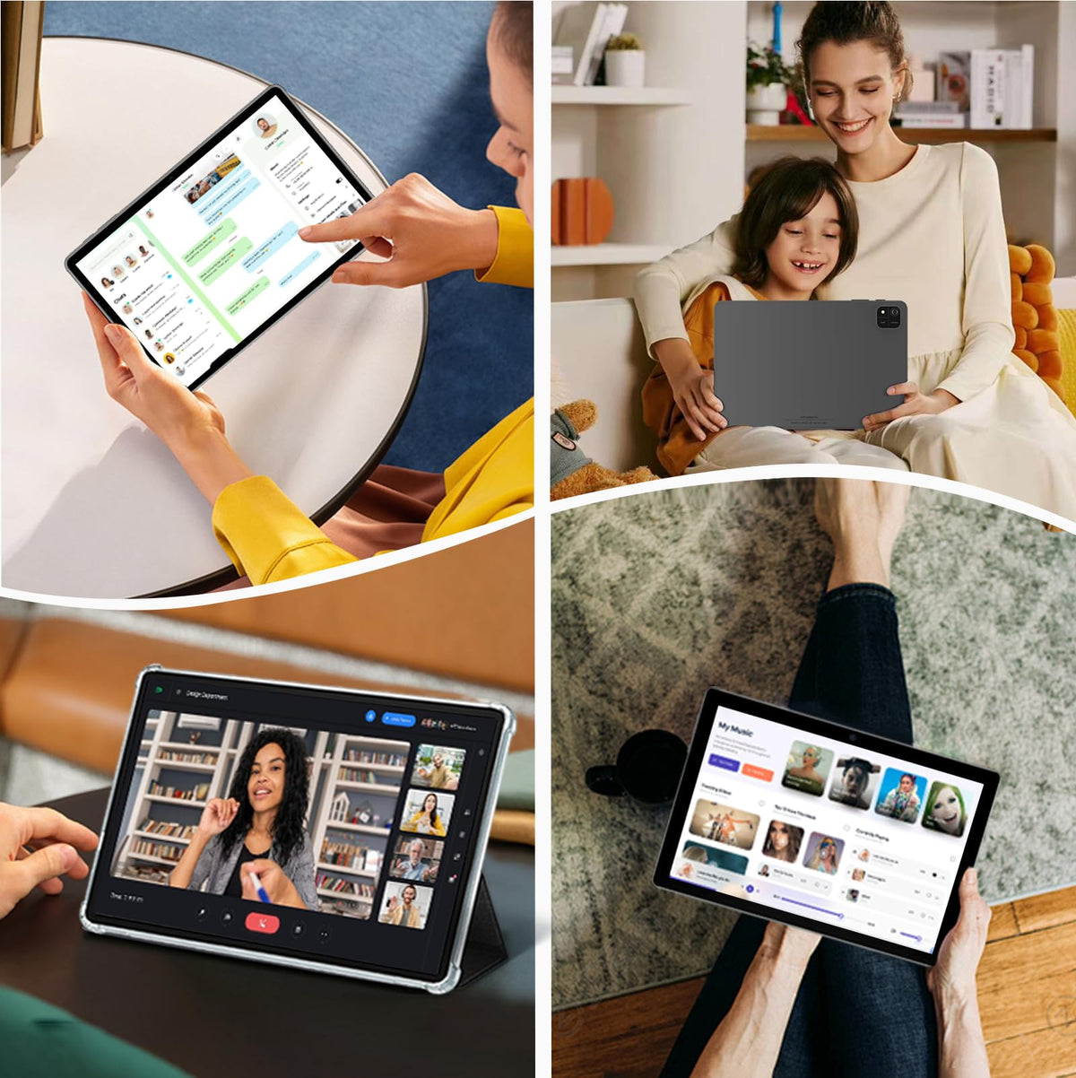 10 Inch Octa-Core Tablet with Keyboard Case Mouse Stylus G2474