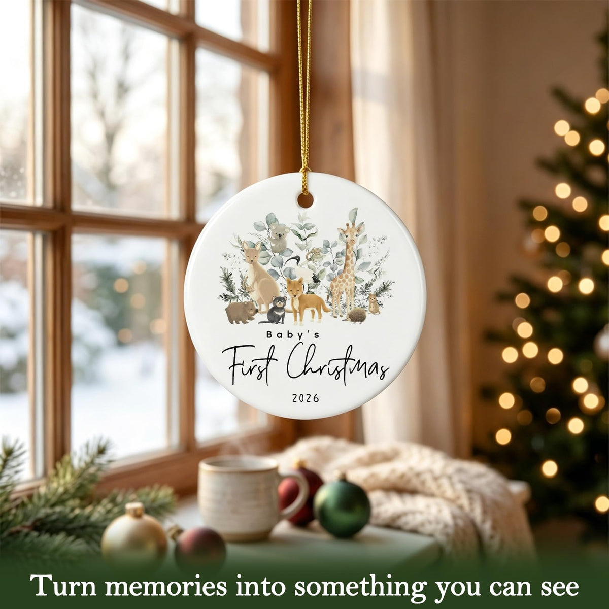 Baby First Christmas Ornament 2026 B2619