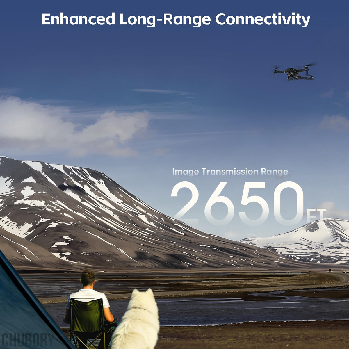 4K Camera Drone with 3 Batteries F164007